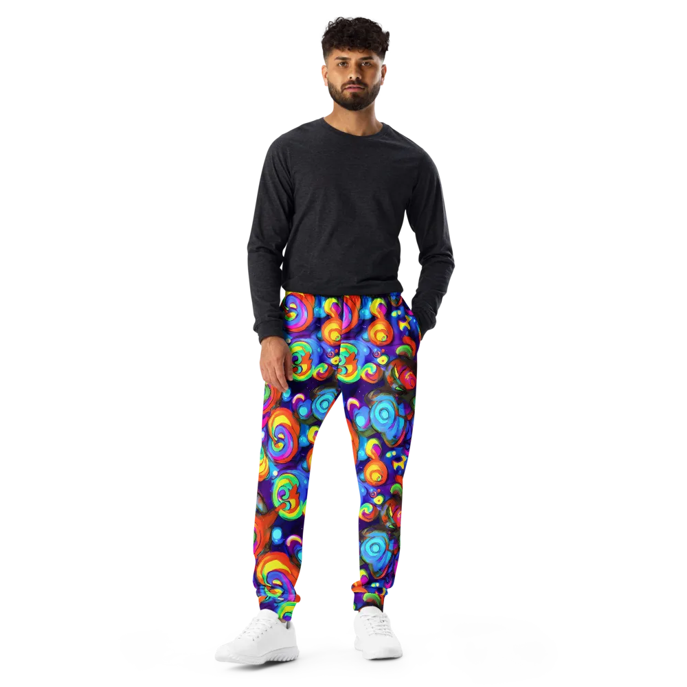 Chromatic Candyfield on Men's Joggers — Front