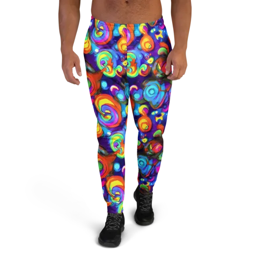 Chromatic Candyfield on a Men's Joggers
