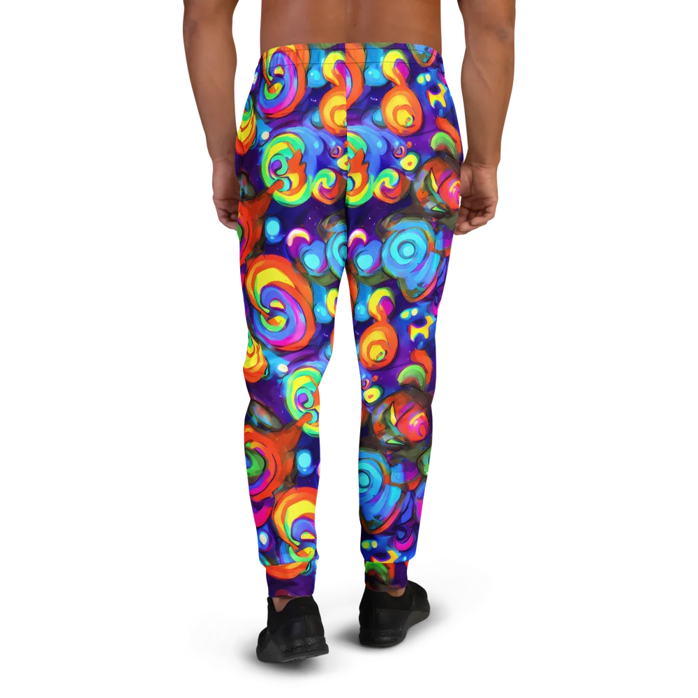 Chromatic Candyfield on Men's Joggers — Back