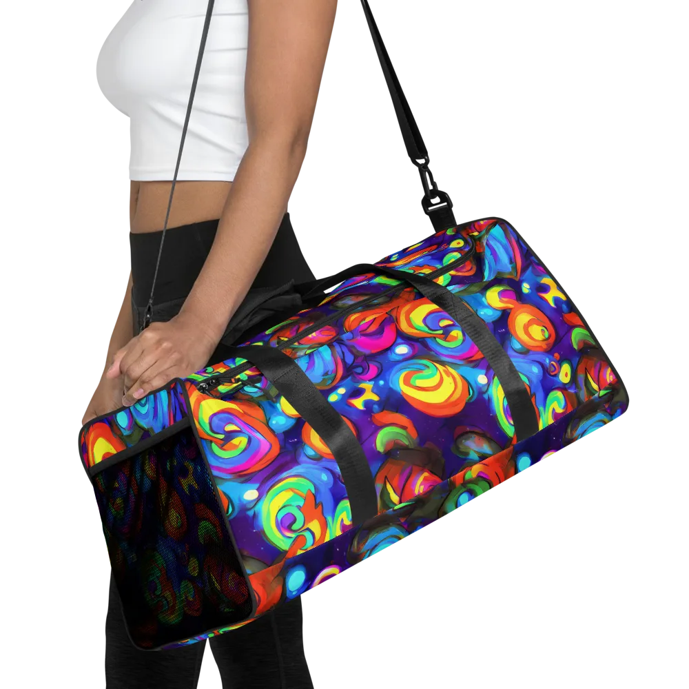 Chromatic Candyfield on Duffle Bag — Front