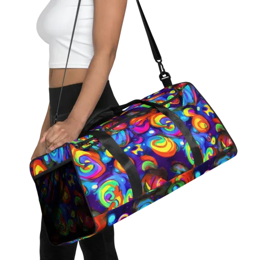 Chromatic Candyfield on a Duffle Bag
