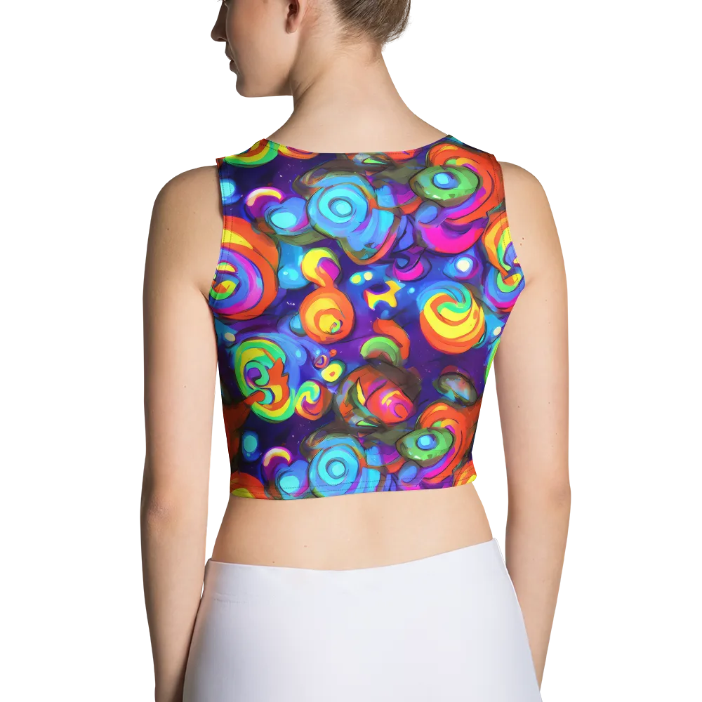 Chromatic Candyfield on Crop Top — Back