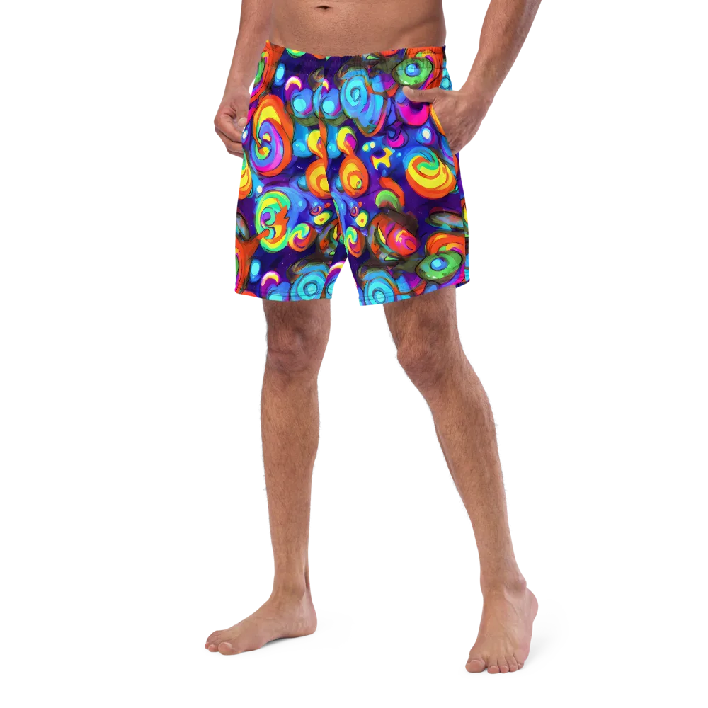 Chromatic Candyfield on Swim Trunks — Left Front