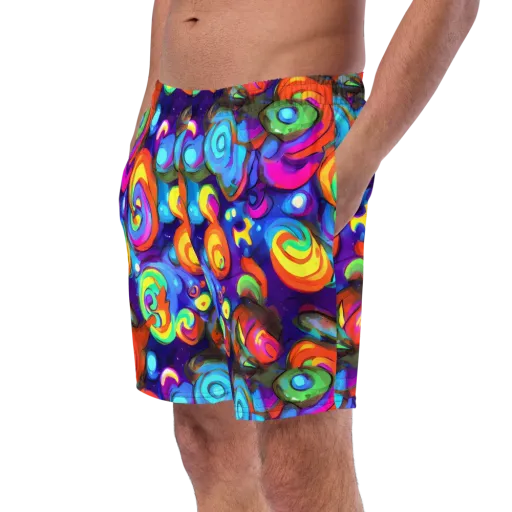 Chromatic Candyfield on a Swim Trunks