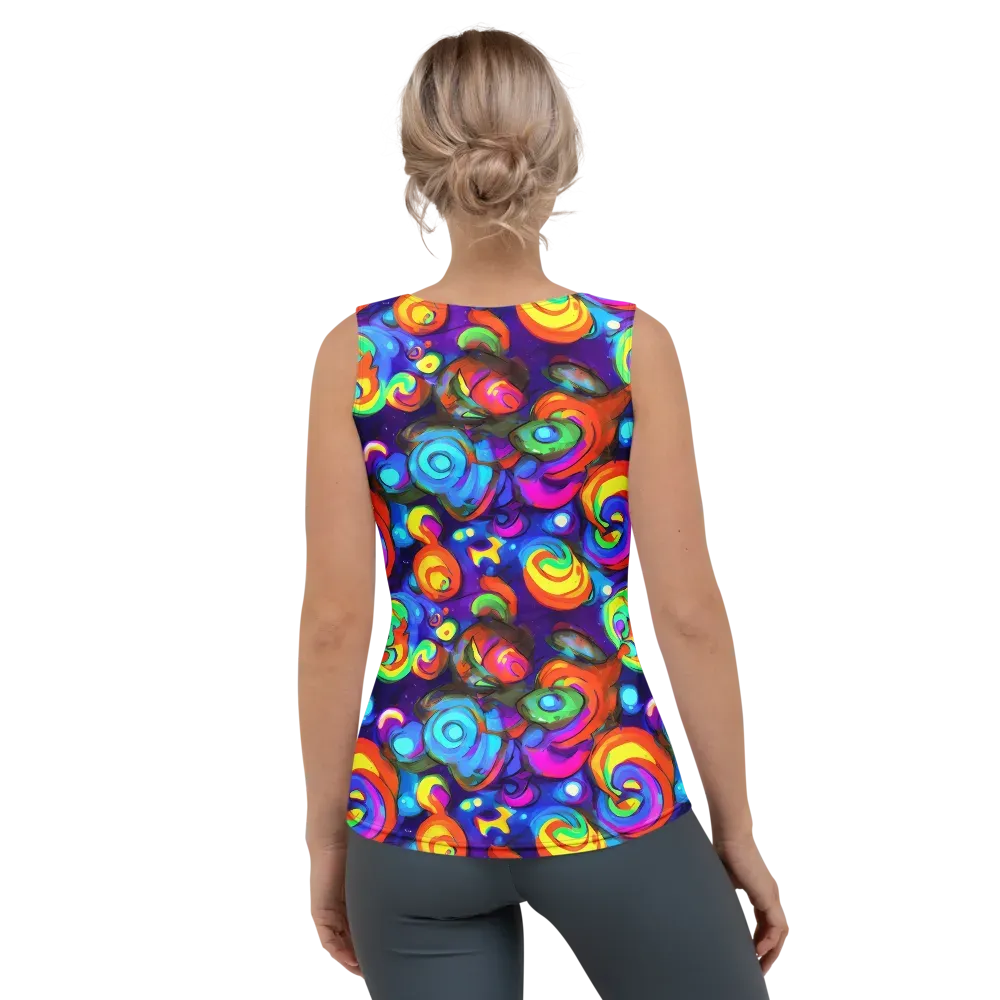 Chromatic Candyfield on Women's Tank Top — Back