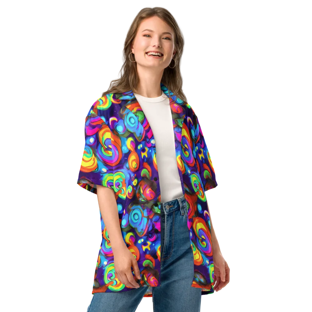 Chromatic Candyfield on Button Shirt — Front