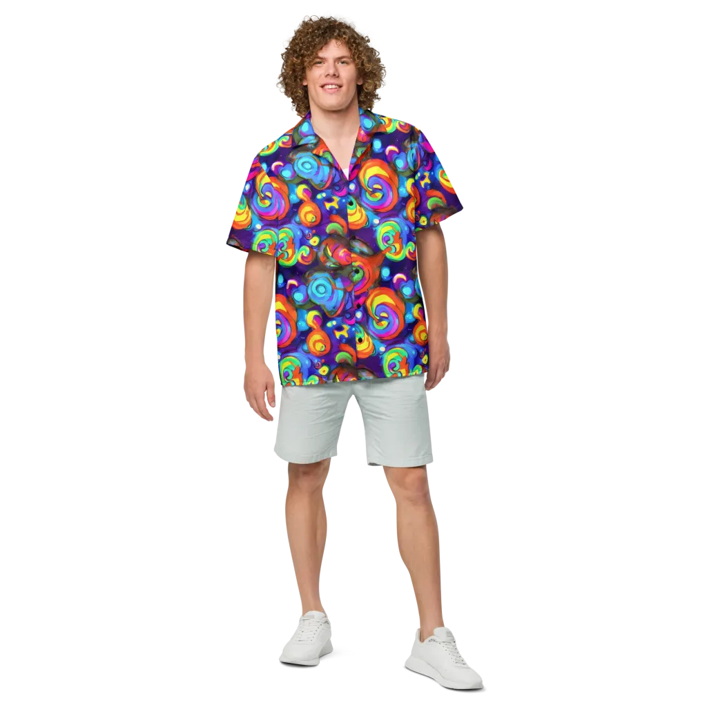 Chromatic Candyfield on Button Shirt — Front