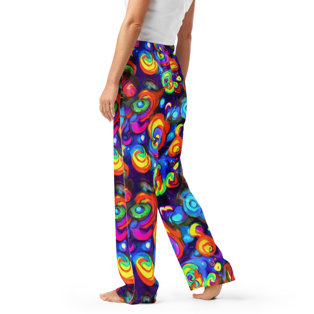 Chromatic Candyfield on Women's Pajama Pants — Left
