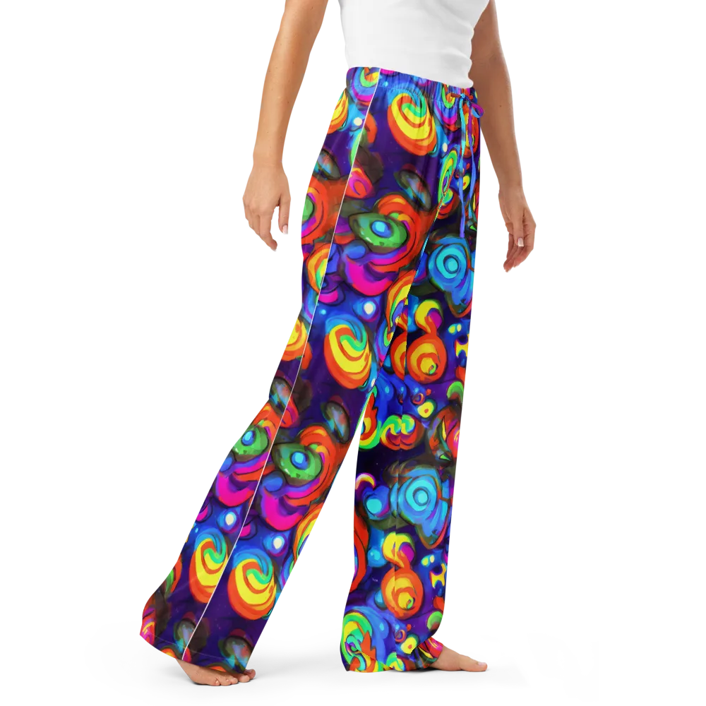Chromatic Candyfield on Women's Pajama Pants — Right Front