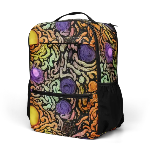 Psychedelic Harvest on a Utility Backpack