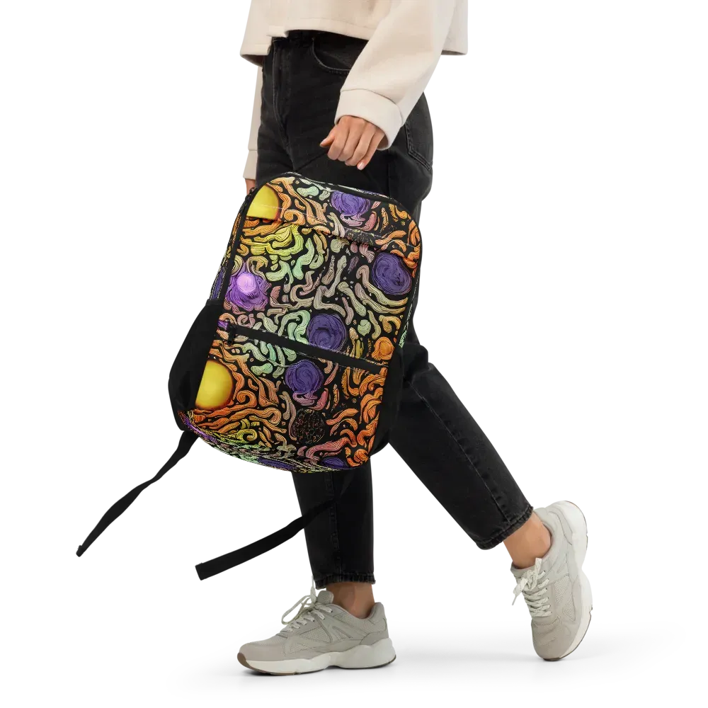 Psychedelic Harvest on Utility Backpack — Front