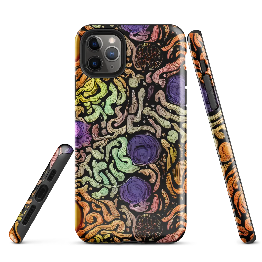 Psychedelic Harvest on Tough Case for iPhone® — Front