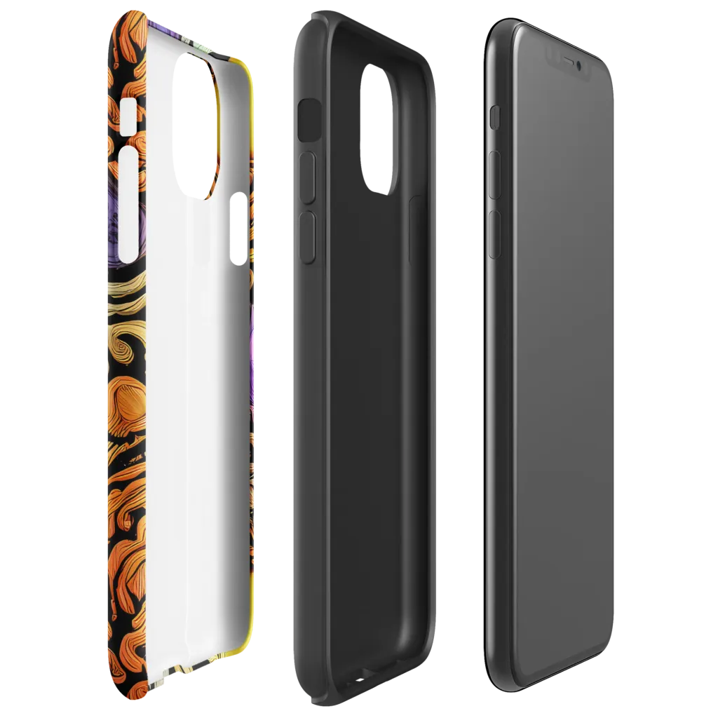 Psychedelic Harvest on Tough Case for iPhone® — Right
