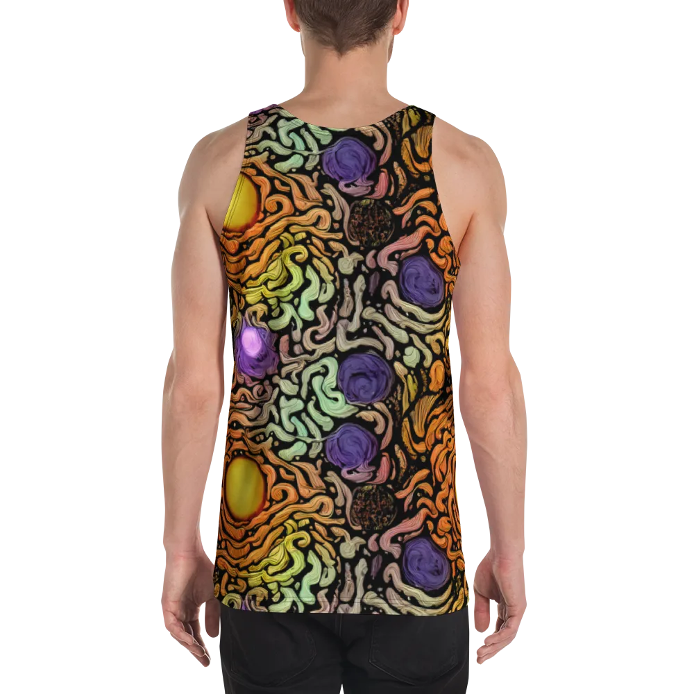 Psychedelic Harvest on Men's Tank Top — Back