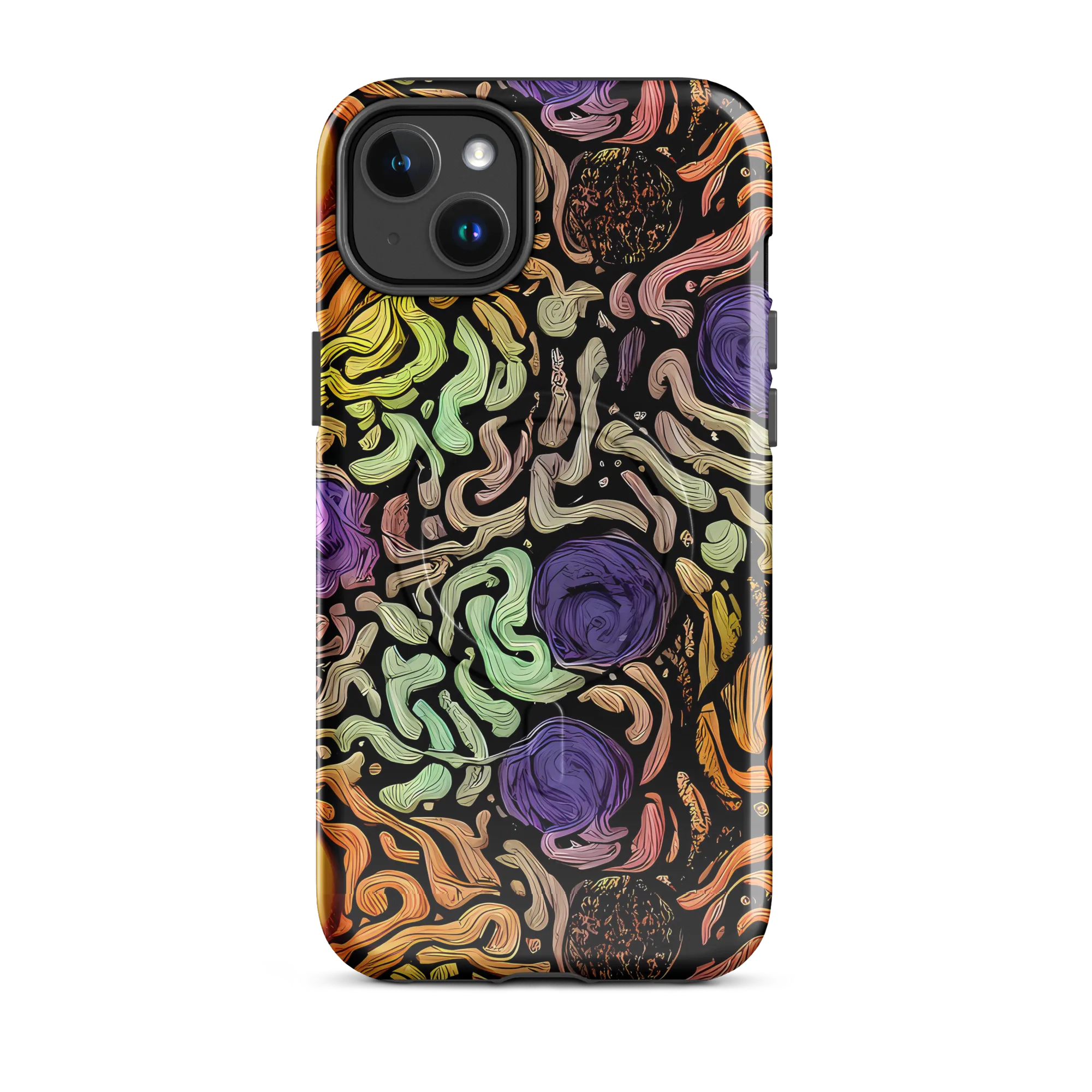 Psychedelic Harvest on MagSafe Tough Case for iPhone® — Front