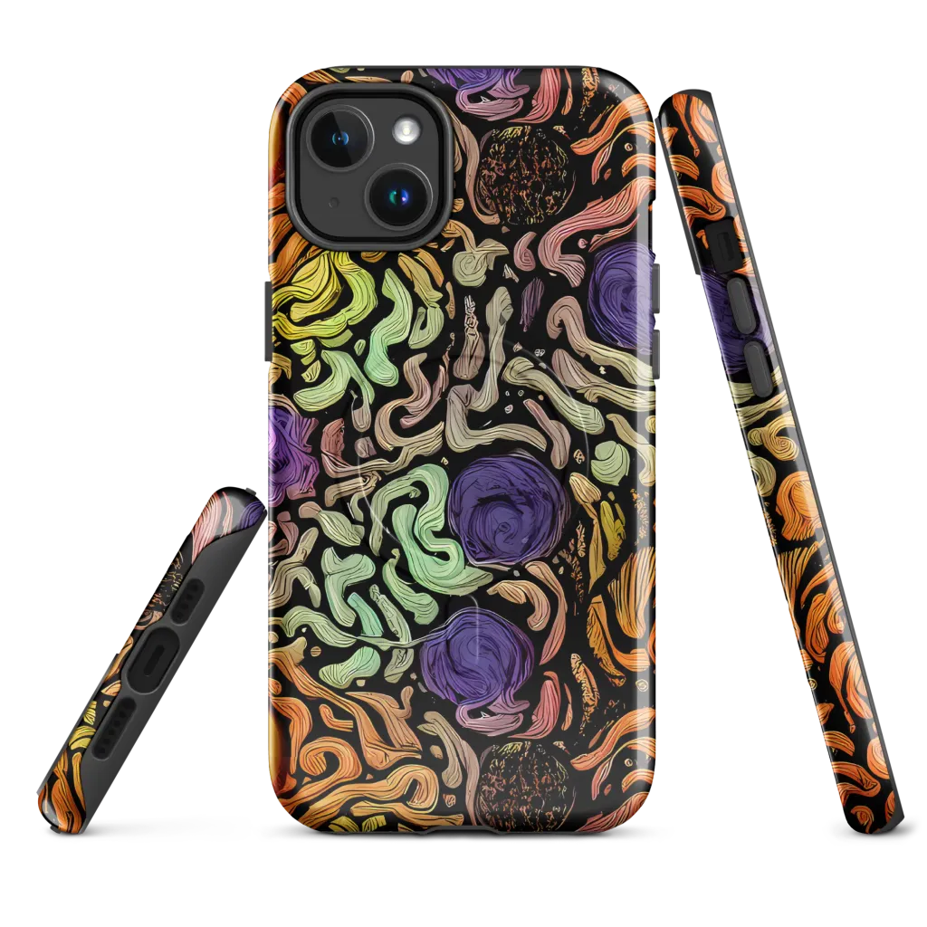 Psychedelic Harvest on MagSafe Tough Case for iPhone® — Front