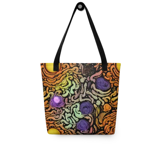 Psychedelic Harvest on a Tote Bag