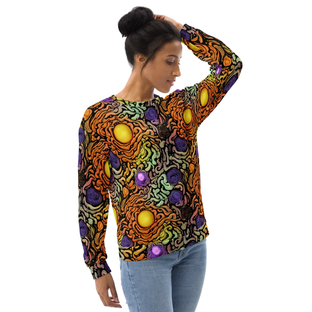 Psychedelic Harvest on Sweatshirt — Right Front