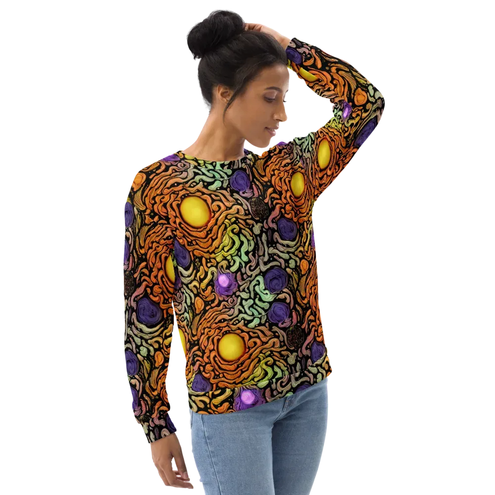Psychedelic Harvest on Sweatshirt — Right Front