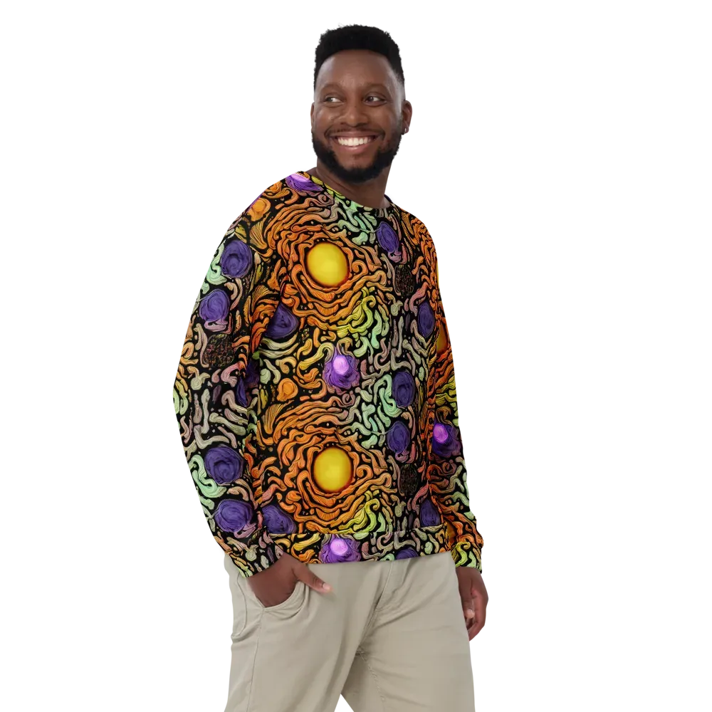 Psychedelic Harvest on Sweatshirt — Front