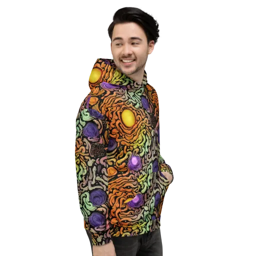 Psychedelic Harvest on a Hoodie