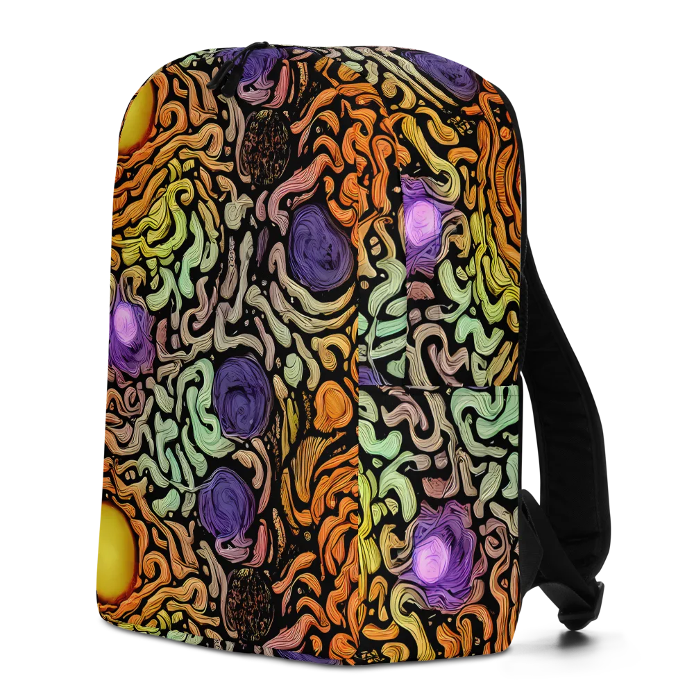 Psychedelic Harvest on Minimalist Backpack — Left