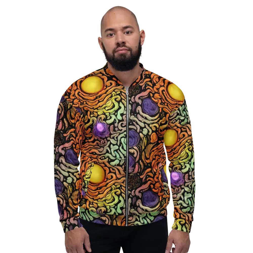 Psychedelic Harvest on Bomber Jacket — Front