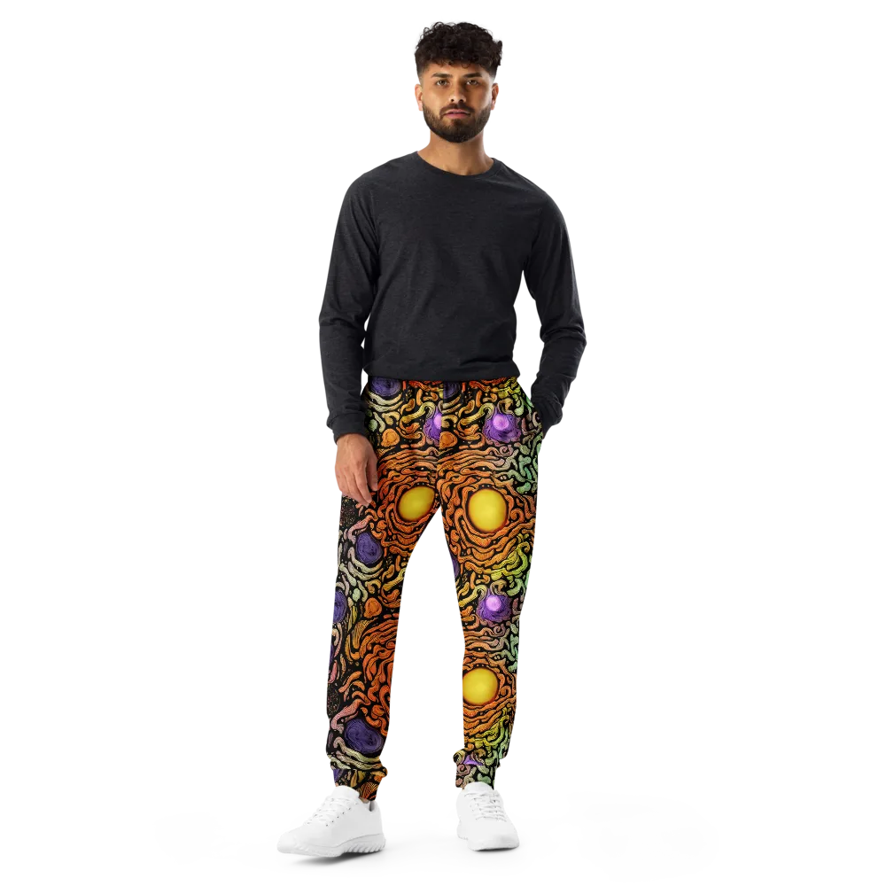 Psychedelic Harvest on Men's Joggers — Front
