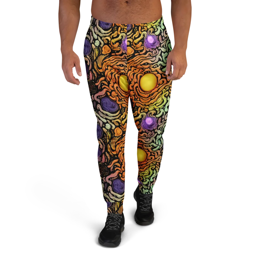 Psychedelic Harvest on Men's Joggers — Front