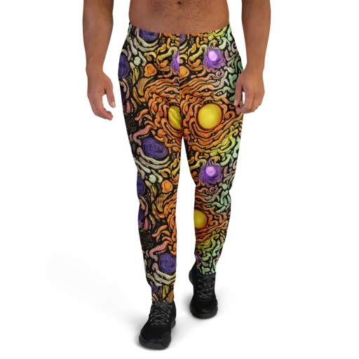 Psychedelic Harvest on a Men's Joggers
