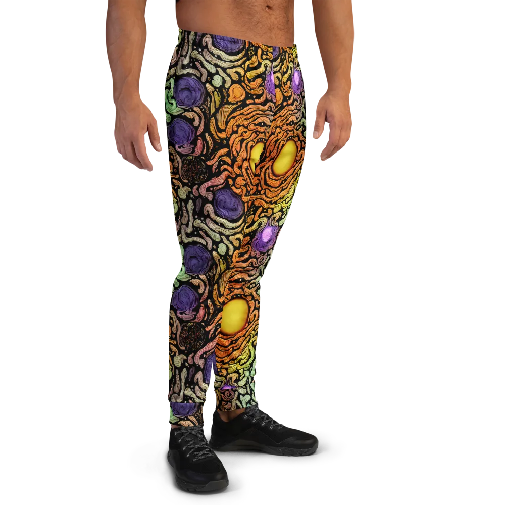 Psychedelic Harvest on Men's Joggers — Right