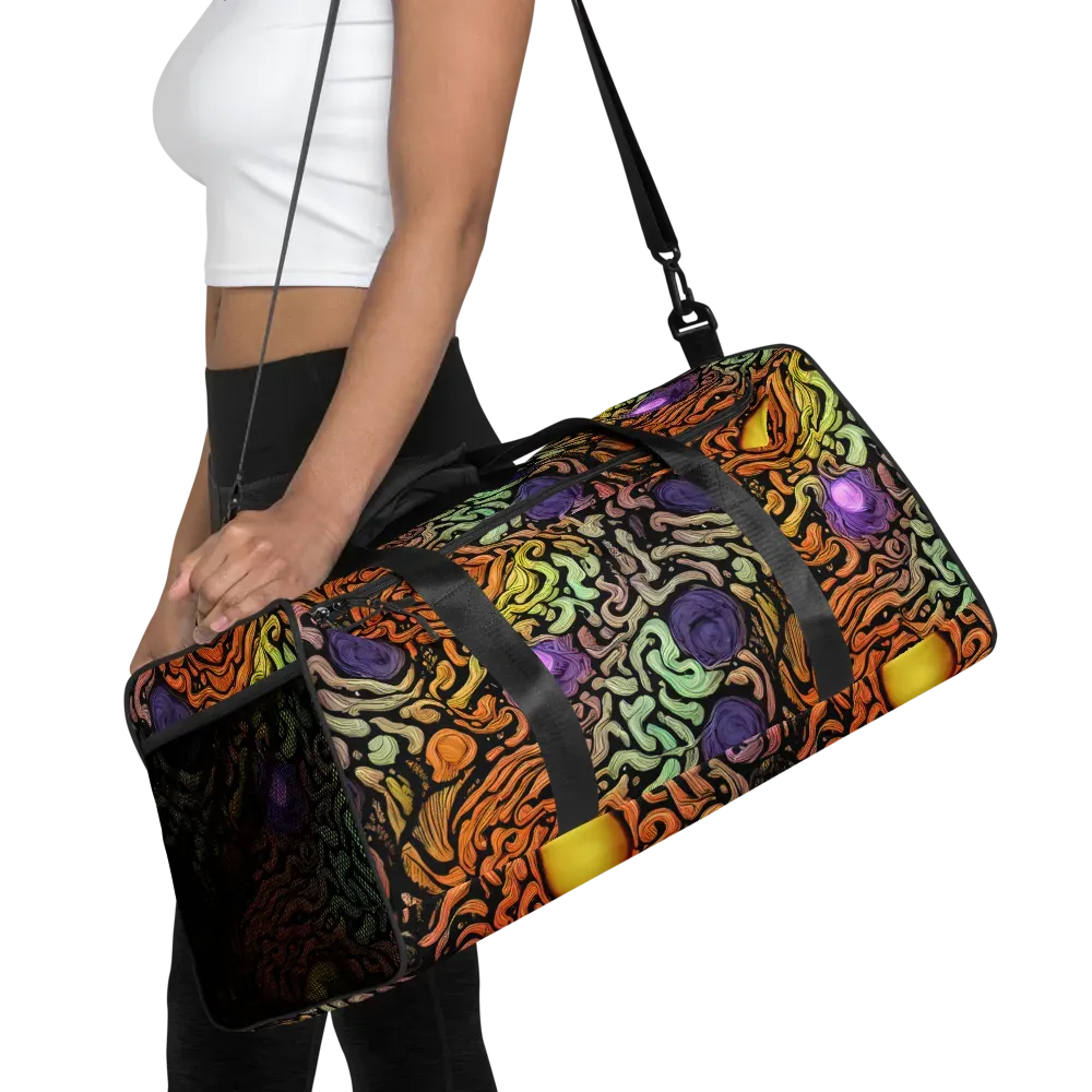 Psychedelic Harvest on Duffle Bag — Front