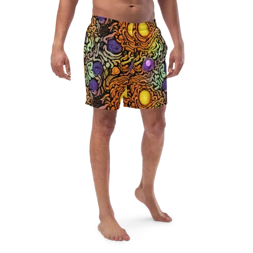 Psychedelic Harvest on a Swim Trunks