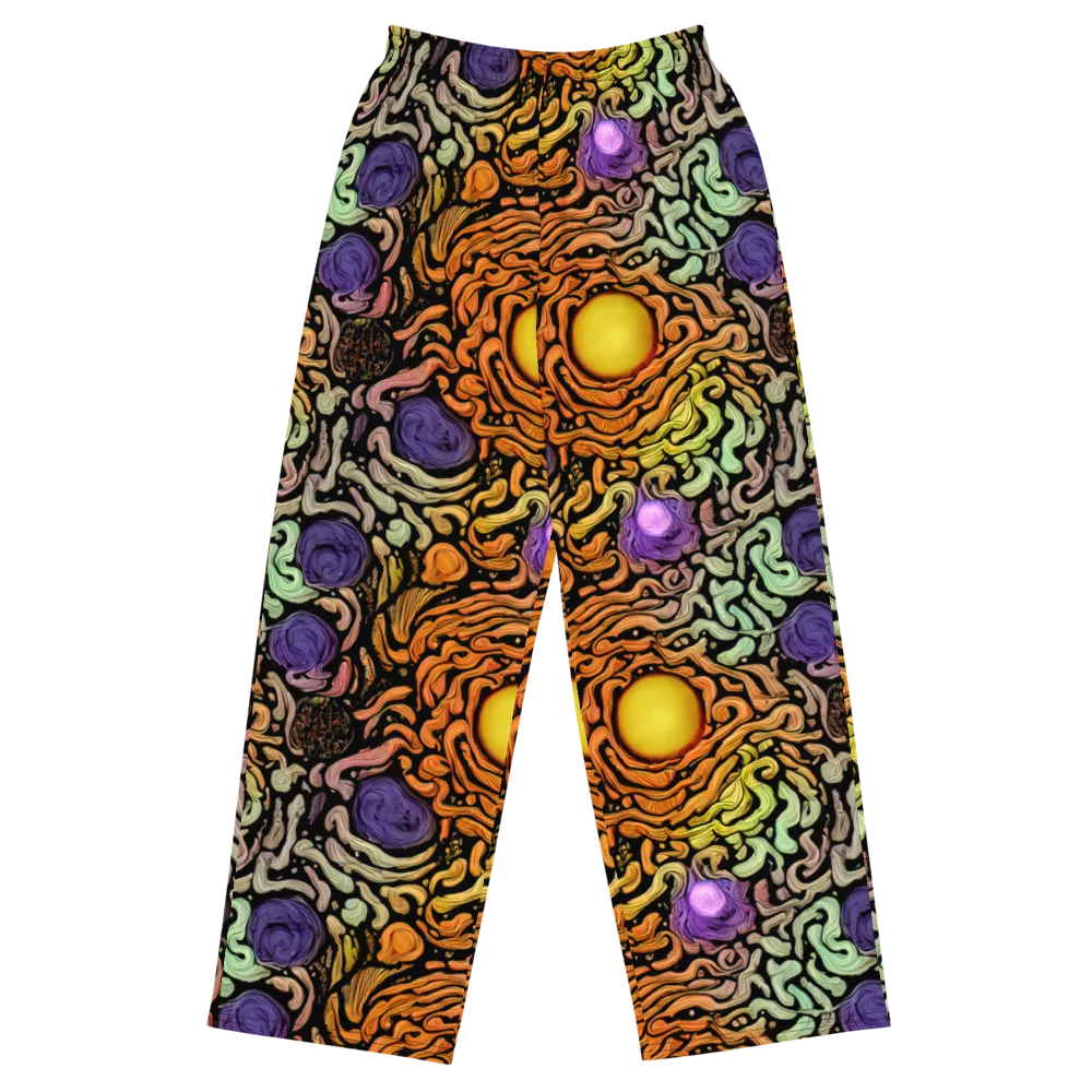 Psychedelic Harvest on Wide-Leg Pants — Front