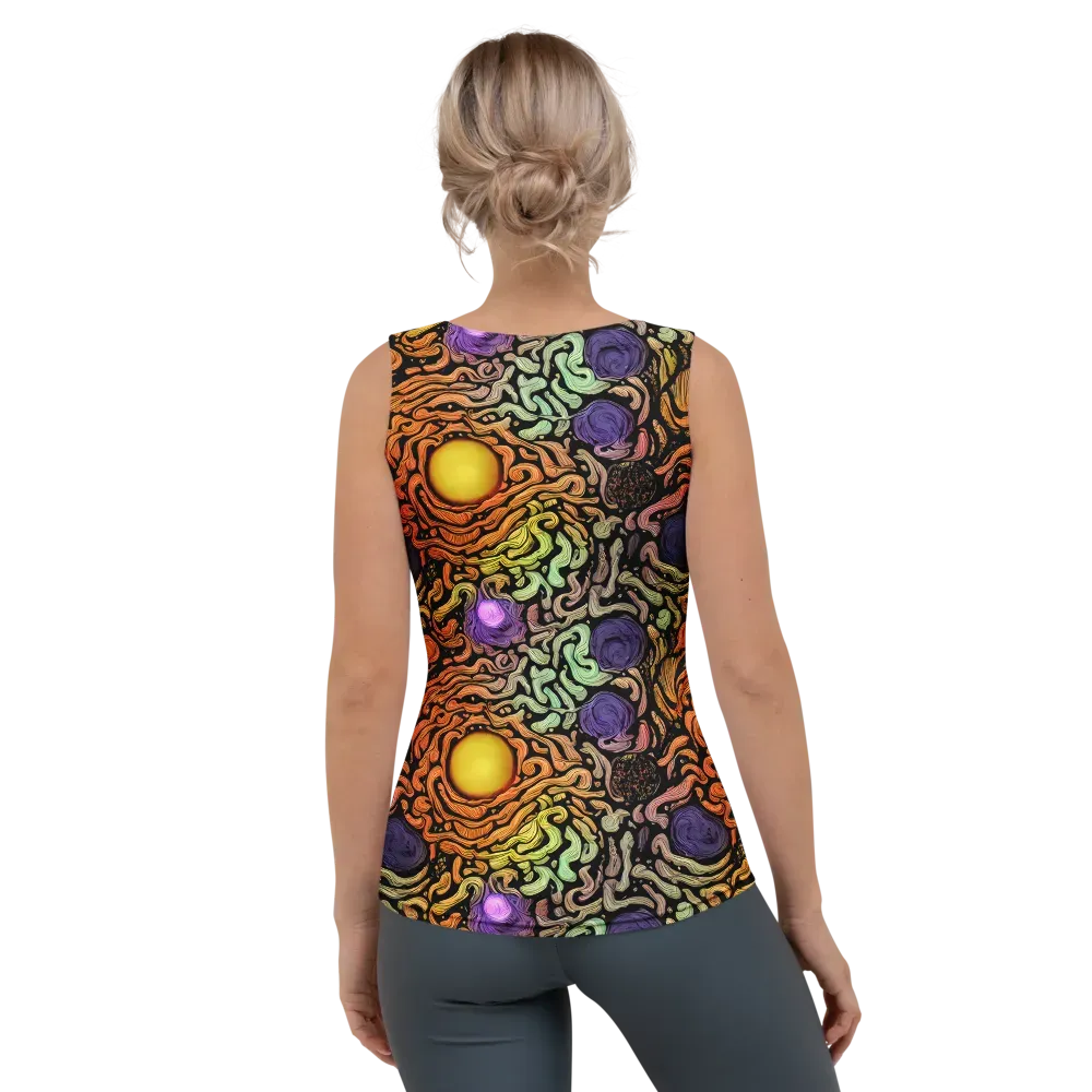Psychedelic Harvest on Women's Tank Top — Back