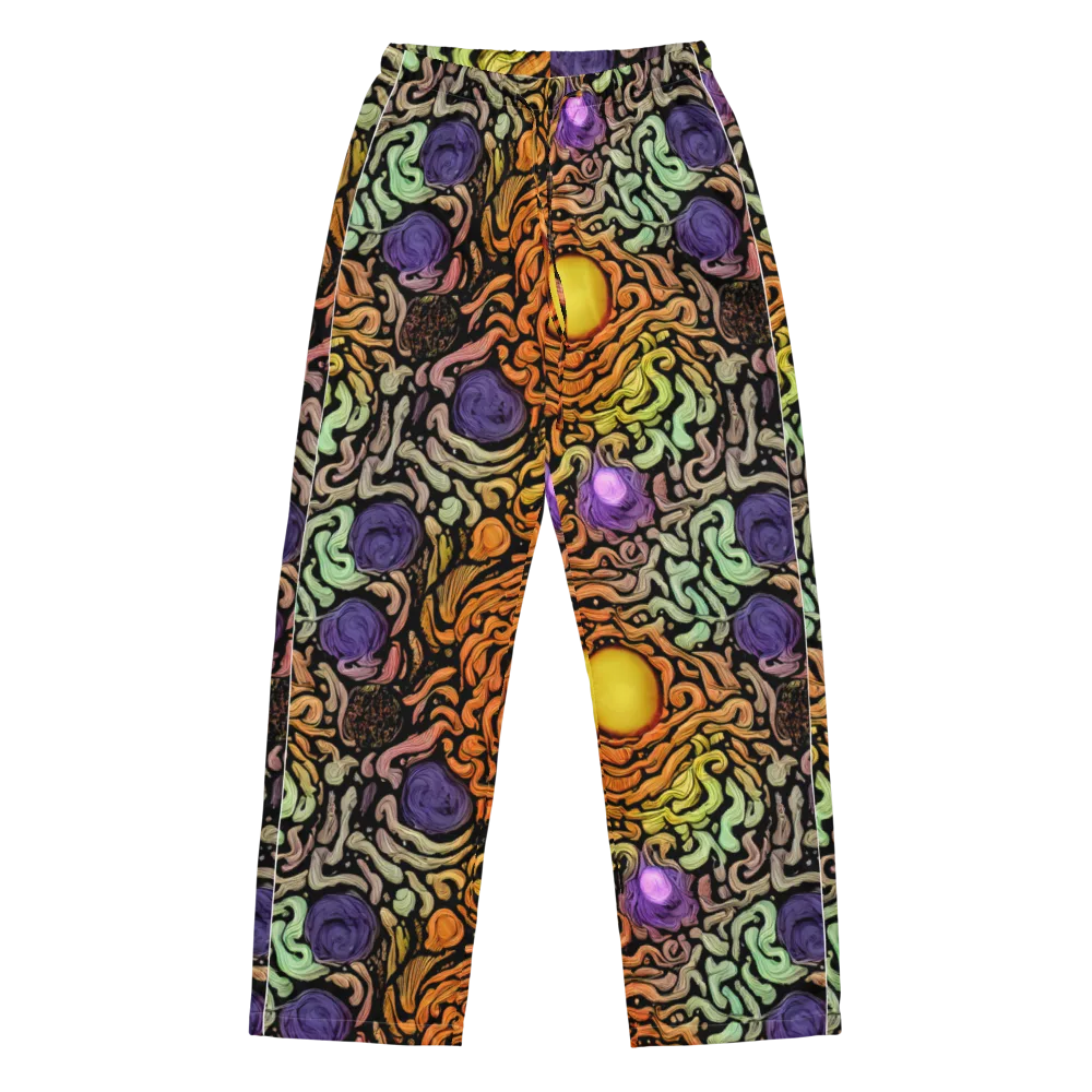 Psychedelic Harvest on Women's Pajama Pants — Front