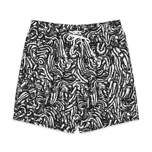 Shadow Marbling on a Men's Board Shorts