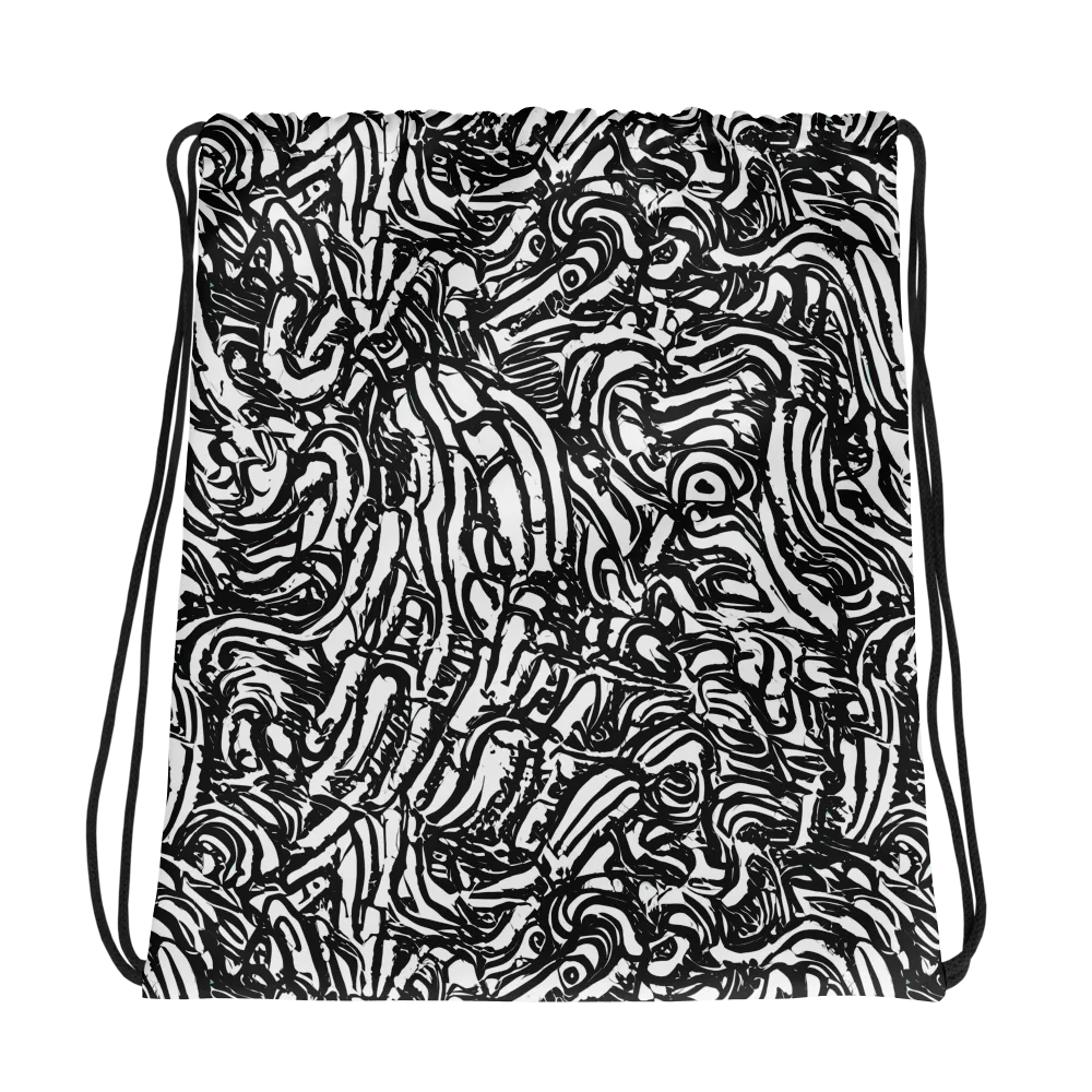 Shadow Marbling on Drawstring Bag — Photo