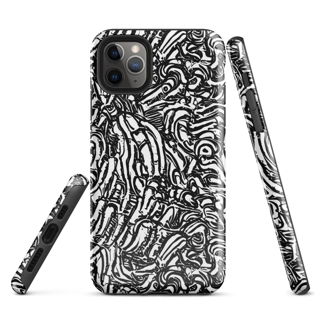 Shadow Marbling on Tough Case for iPhone® — Front