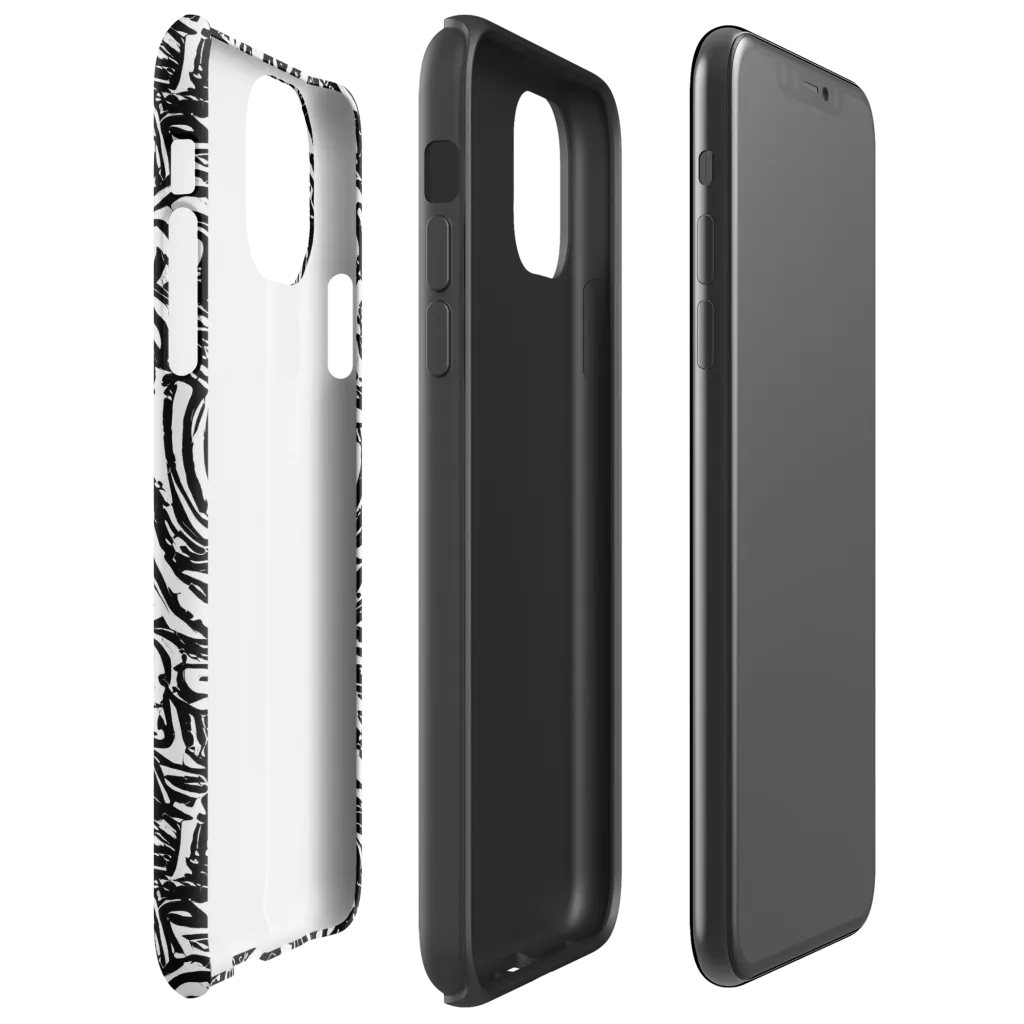 Shadow Marbling on Tough Case for iPhone® — Right