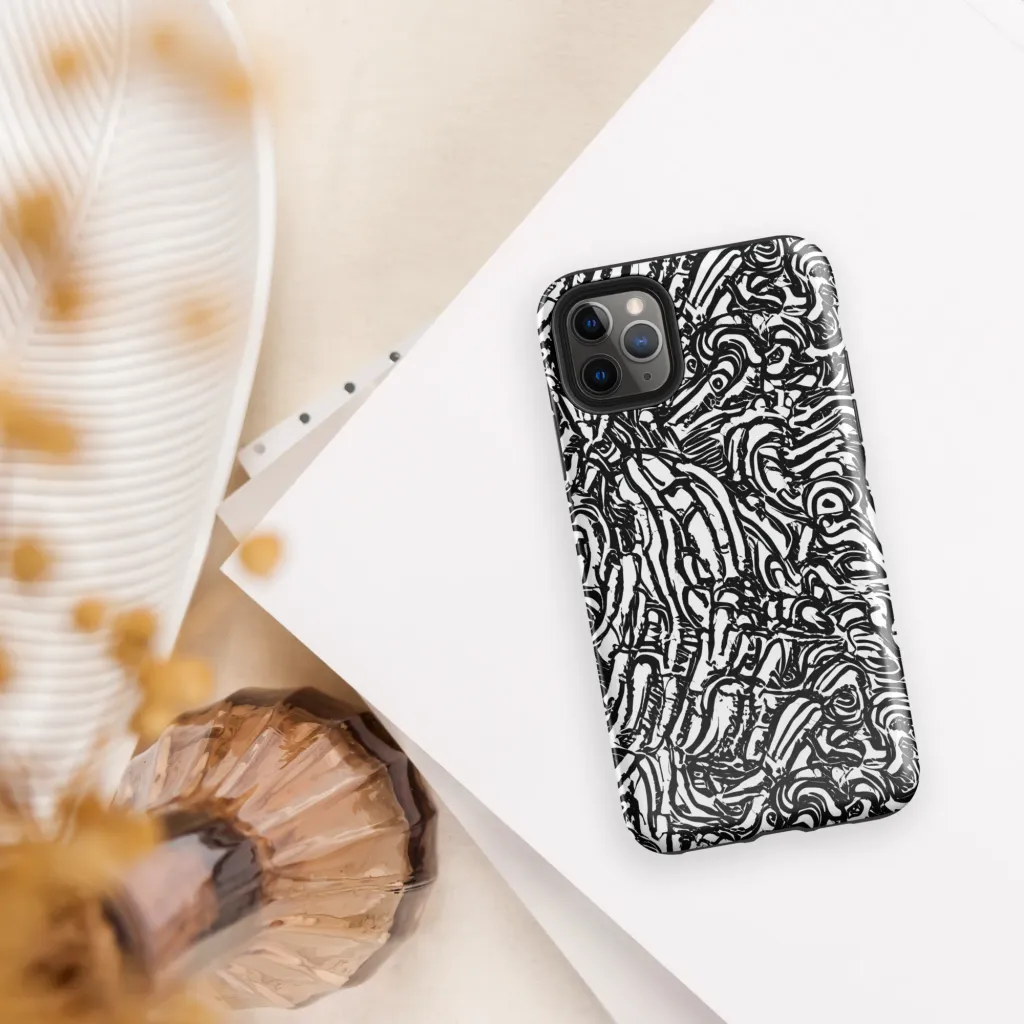 Shadow Marbling on Tough Case for iPhone® — Front