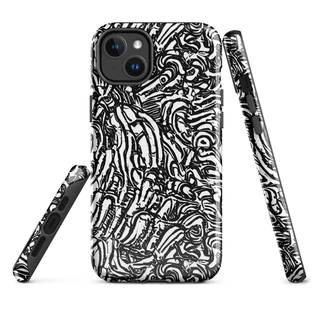 Shadow Marbling on MagSafe Tough Case for iPhone® — Front