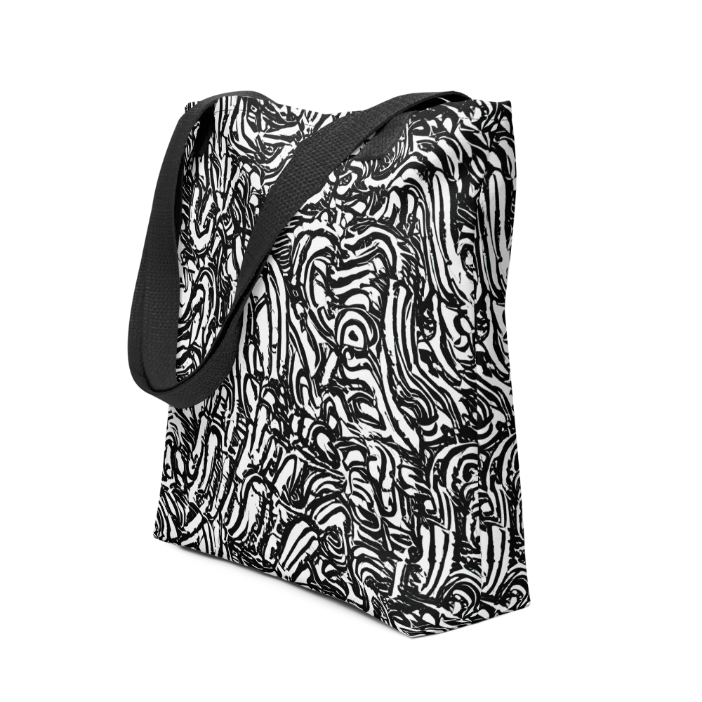 Shadow Marbling on Tote Bag — Front