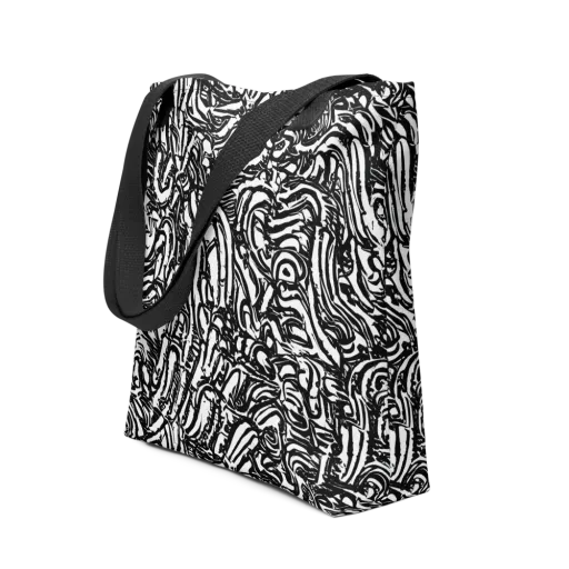 Shadow Marbling on a Tote Bag