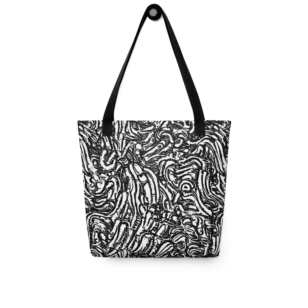 Shadow Marbling on Tote Bag — Front