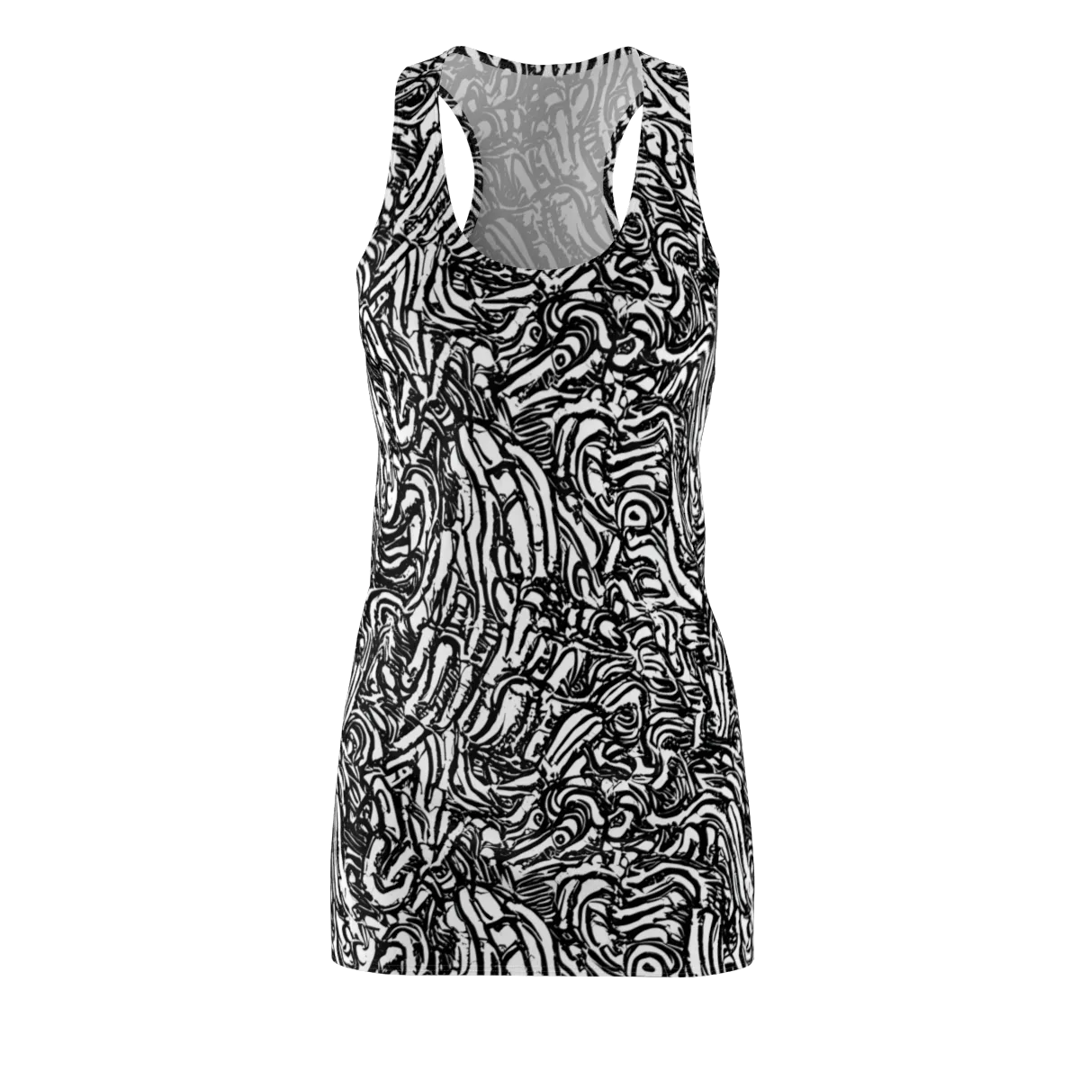 Shadow Marbling on Racerback Dress — Front