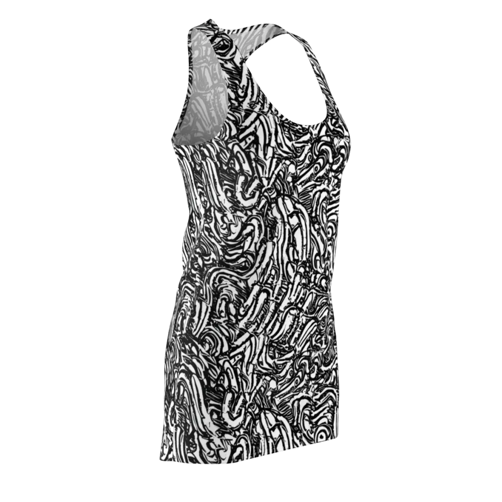 Shadow Marbling on Racerback Dress — Front Side