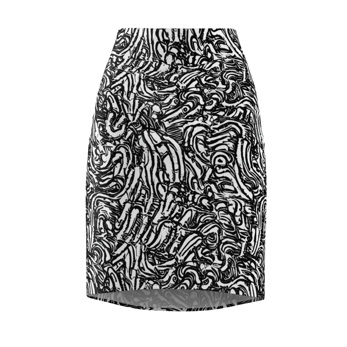 Shadow Marbling on Pencil Skirt — Front