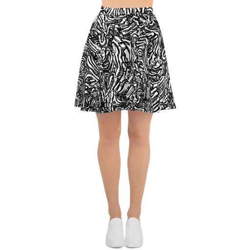 Shadow Marbling on a Skater Skirt