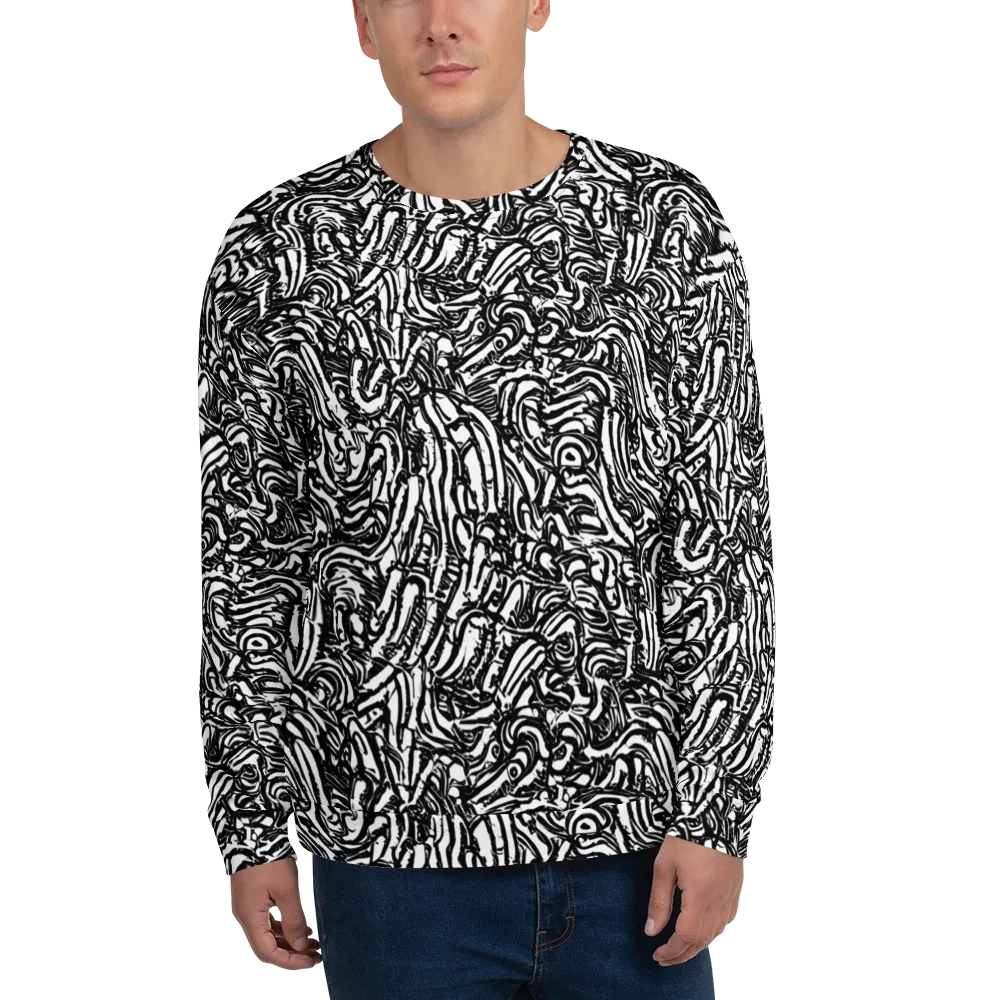 Shadow Marbling on Sweatshirt — Front